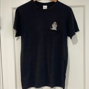RIPNDIP Ranger Nerm Black Medium Pocket Tee